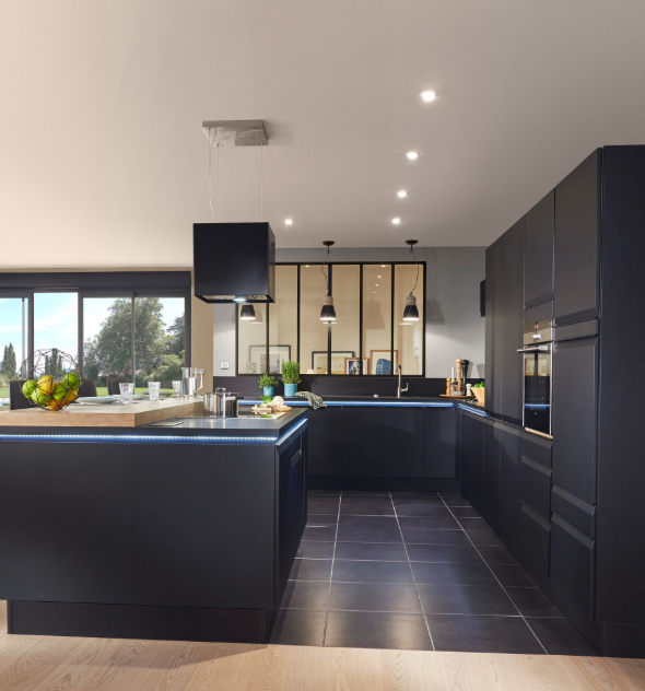 Projet de cuisine contemporaine réalisé par Vibaloo